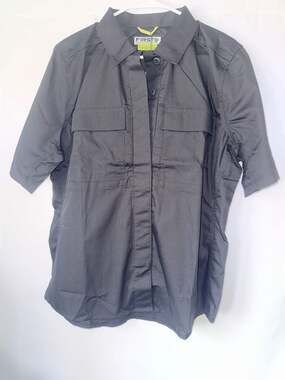 First Tactical Women's S/S BDU Shirt Black XL/REG